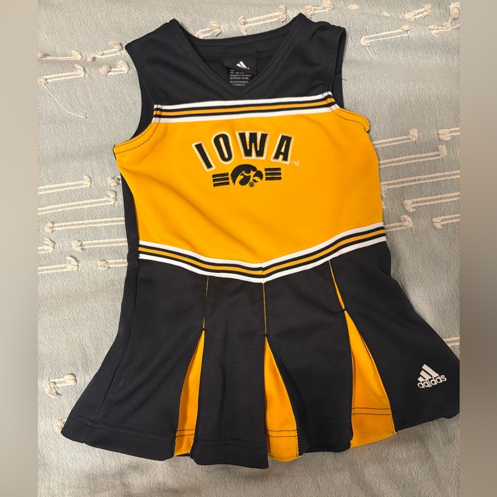 Iowa Cheerleading Dress - Black and Gold